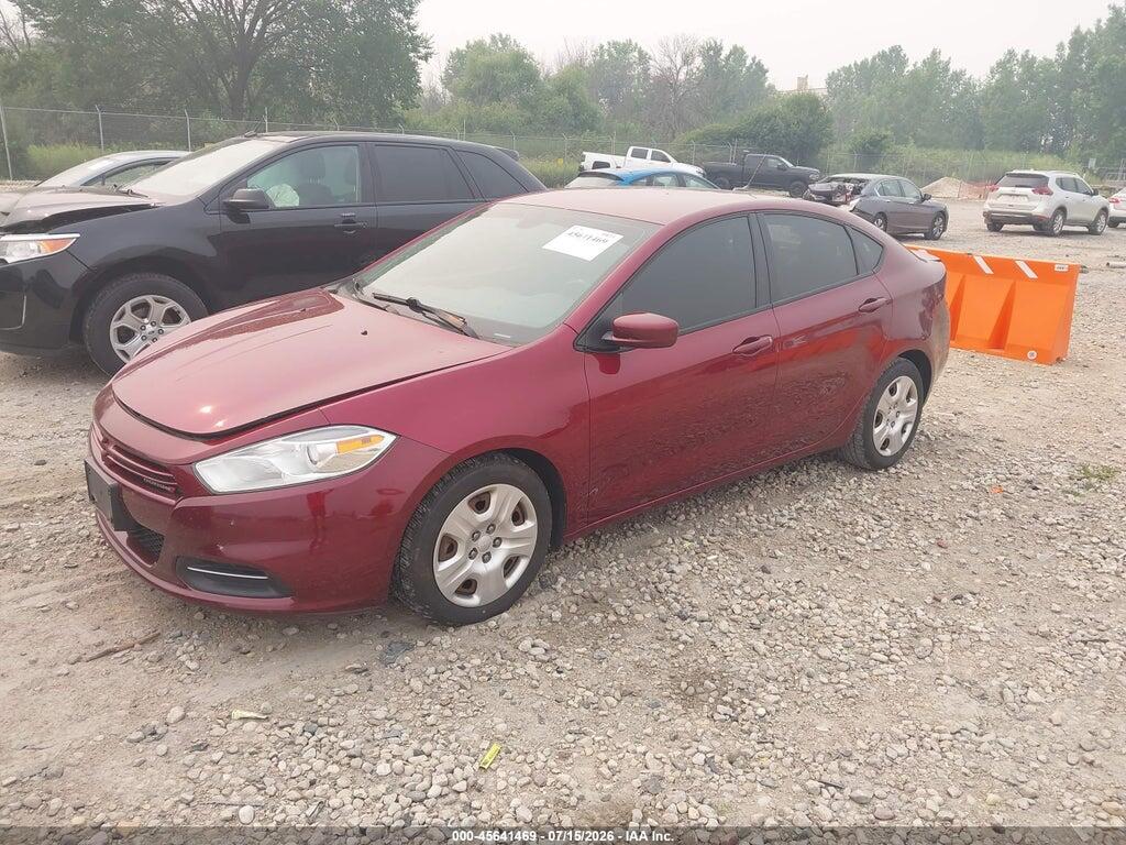 1C3CDFAA4FD276022 2015 DODGE DART photo no. 2