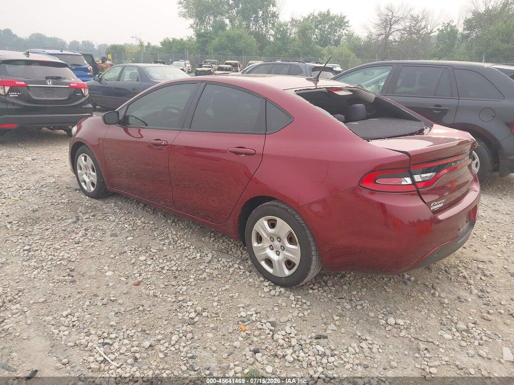 1C3CDFAA4FD276022 2015 DODGE DART photo no. 3