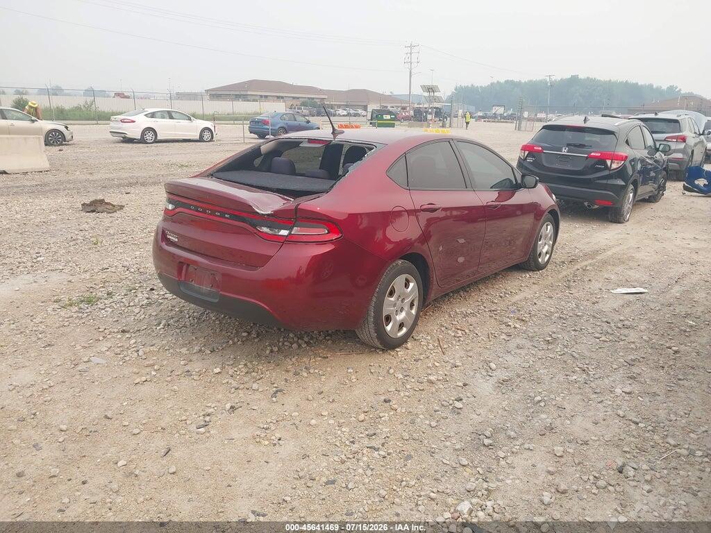 1C3CDFAA4FD276022 2015 DODGE DART photo no. 4