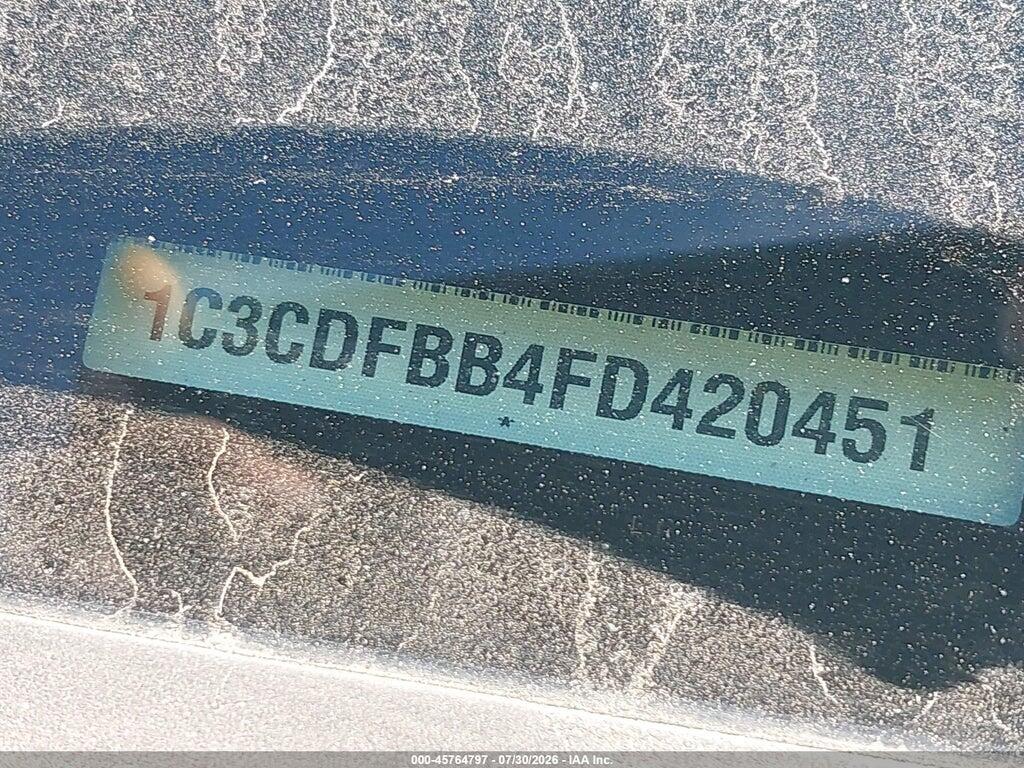 1C3CDFBB4FD420451 2015 DODGE DART photo no. 9