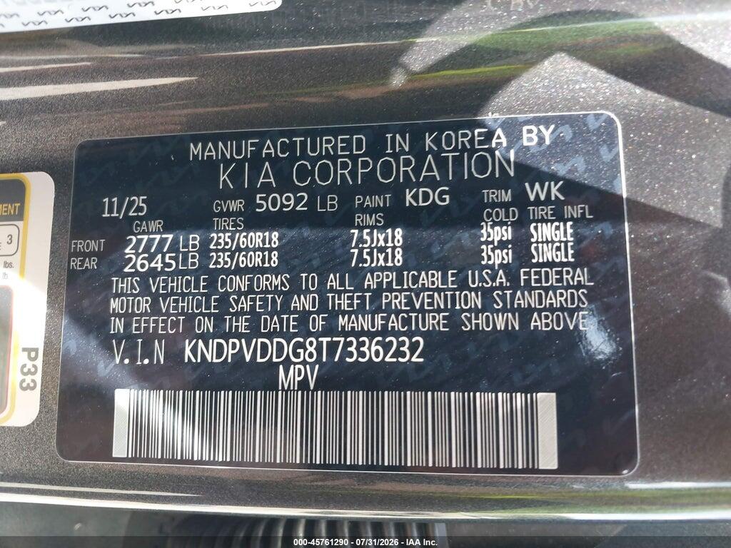 KNDPVDDG8T7336232 2026 KIA SPORTAGE HYBRID photo no. 9
