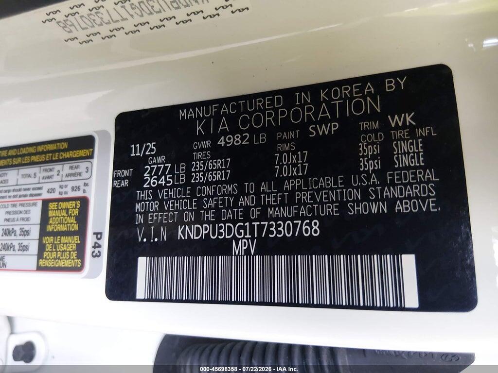 KNDPU3DG1T7330768 2026 KIA SPORTAGE HYBRID photo no. 9