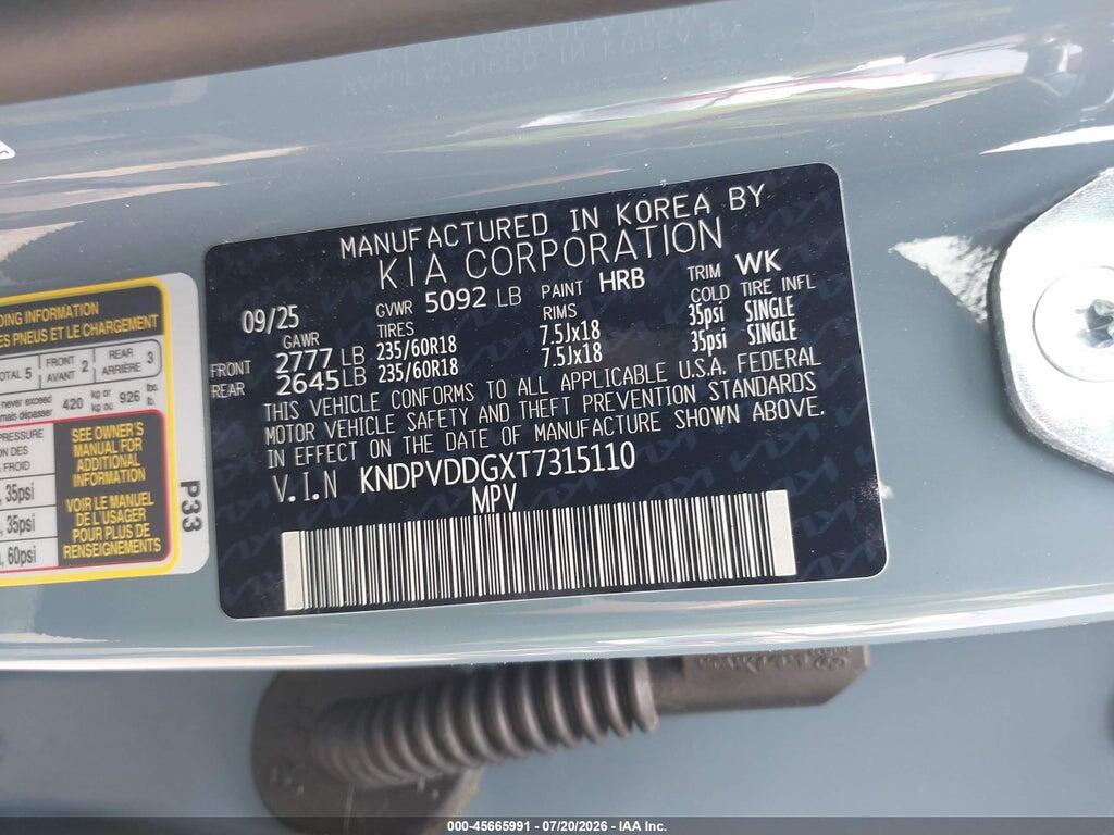 KNDPVDDGXT7315110 2026 KIA SPORTAGE HYBRID photo no. 9