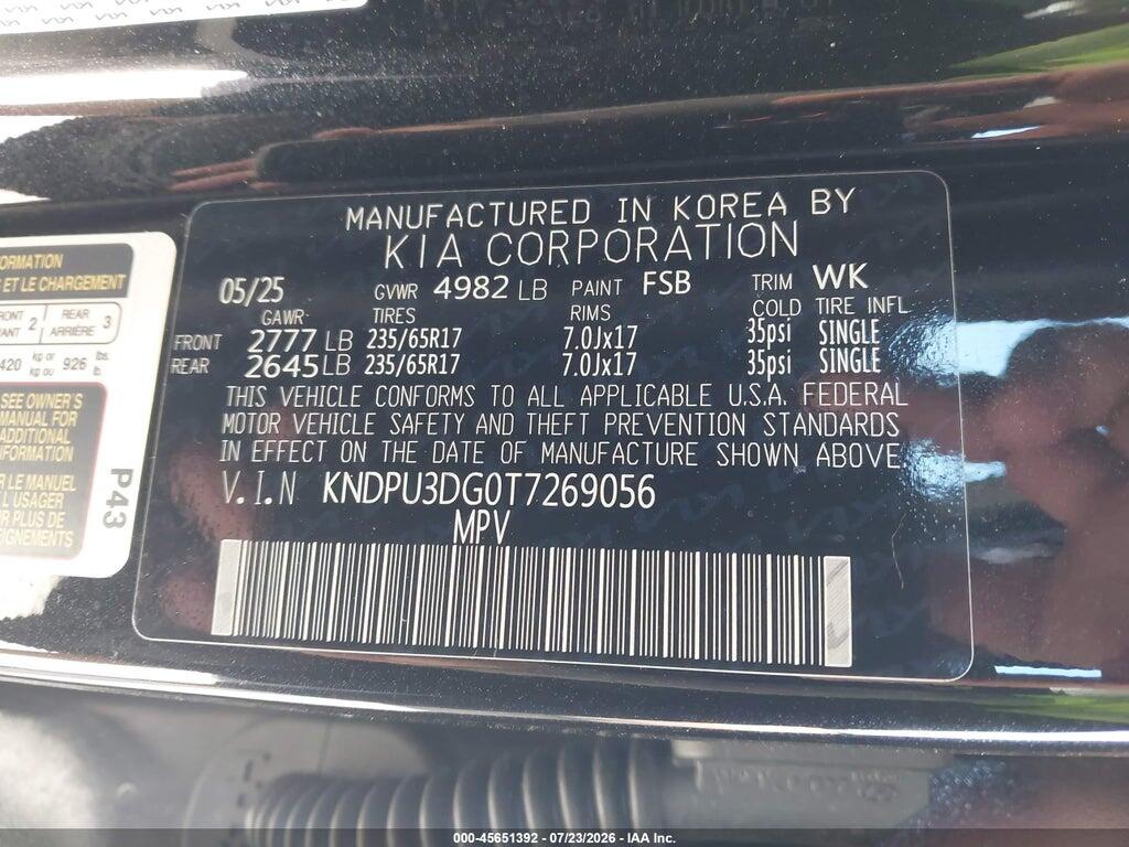 KNDPU3DG0T7269056 2026 KIA SPORTAGE HYBRID photo no. 9