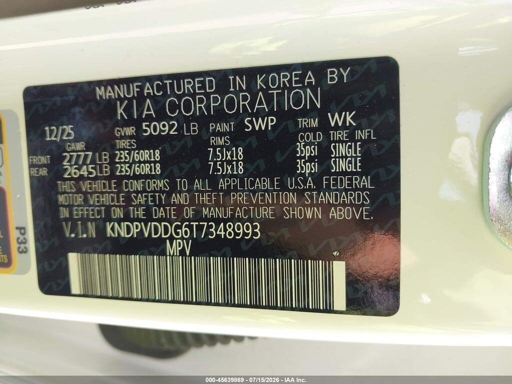 KNDPVDDG6T7348993 2026 KIA SPORTAGE HYBRID photo no. 9