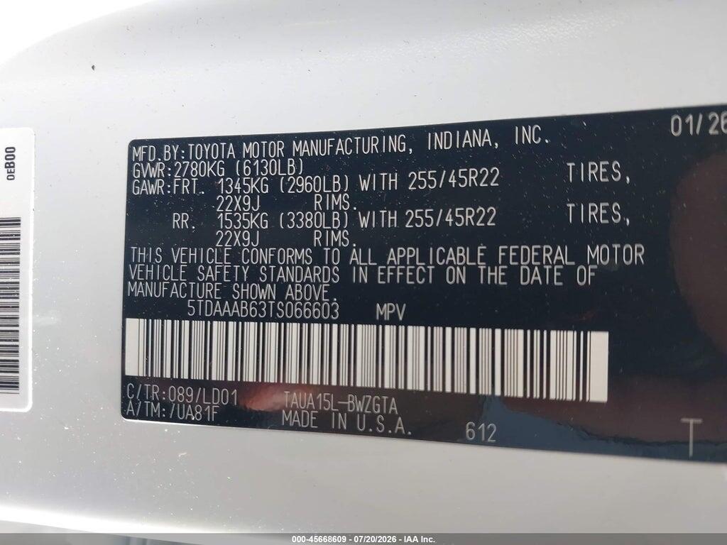 5TDAAAB63TS066603 2026 LEXUS TX 350 photo no. 9