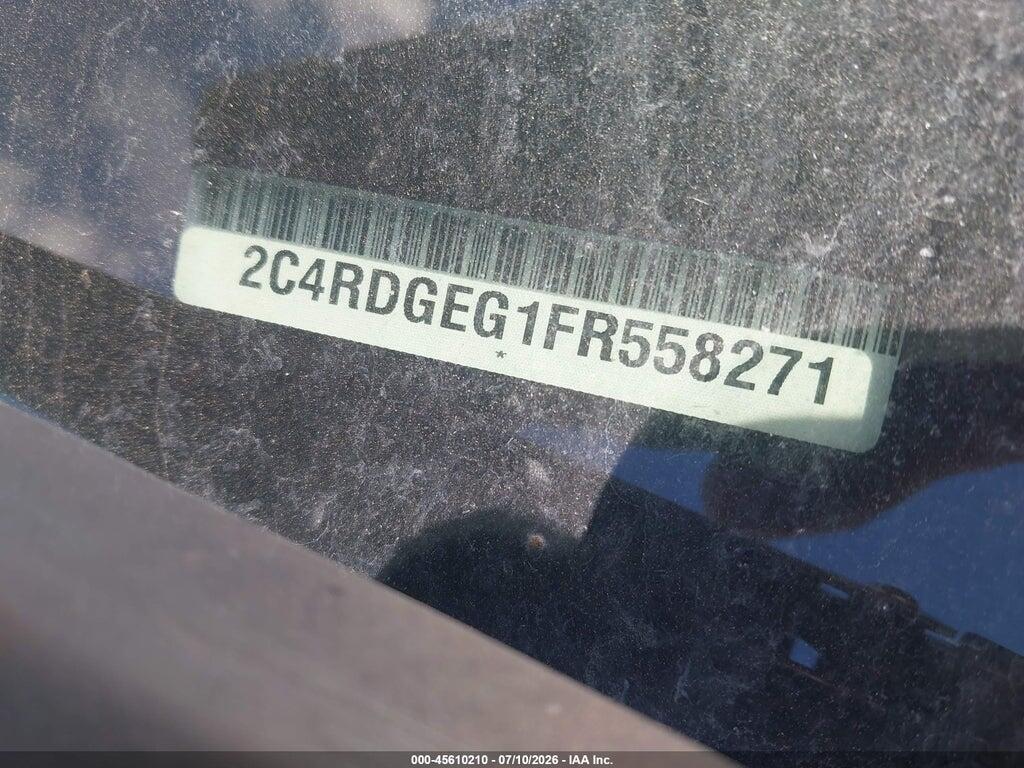 2C4RDGEG1FR558271 2015 DODGE GRAND CARAVAN photo no. 9