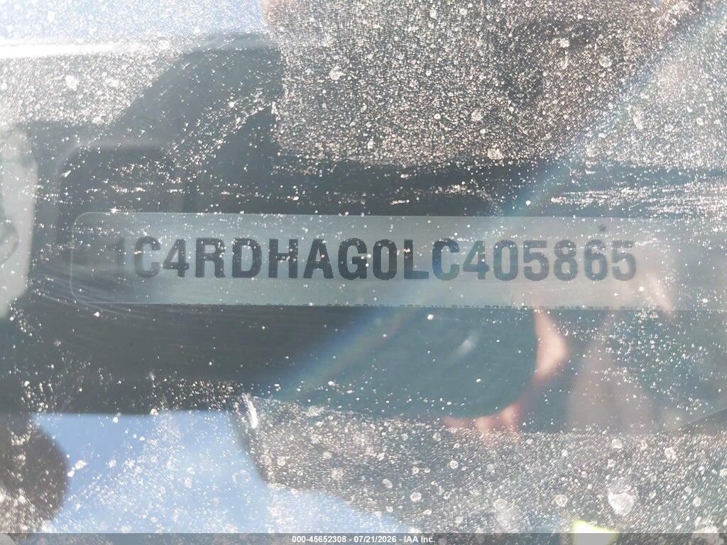 1C4RDHAG0LC405865 2020 DODGE DURANGO photo no. 9