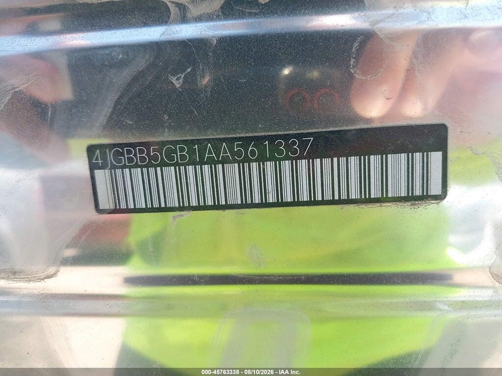 4JGBB5GB1AA561337 2010 MERCEDES-BENZ ML 350 photo no. 9