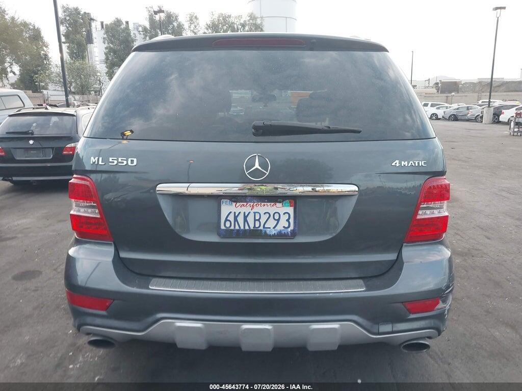 4JGBB7CB7AA589189 2010 MERCEDES-BENZ ML 550 photo no. 12