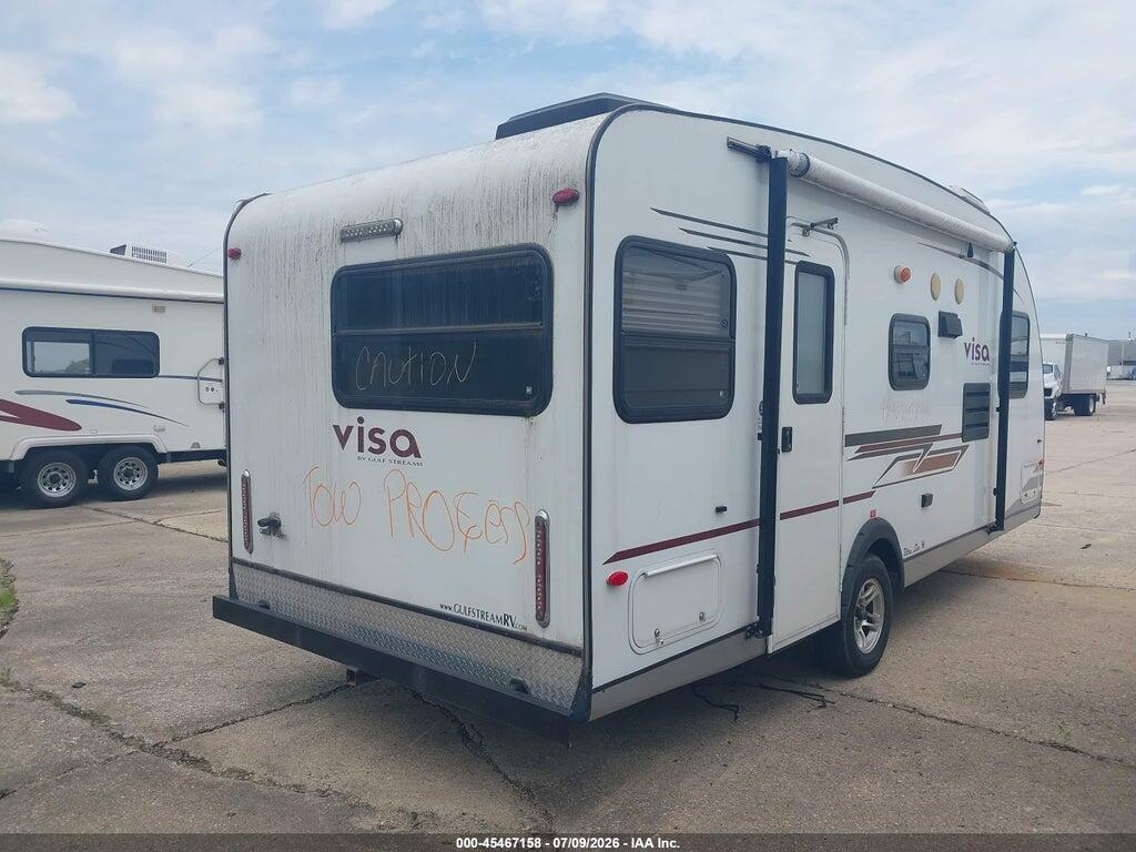 1NL1DTH28D1028719 2013 GULFSTREAM VISA 19RDS TRAVEL TRAILER photo no. 4