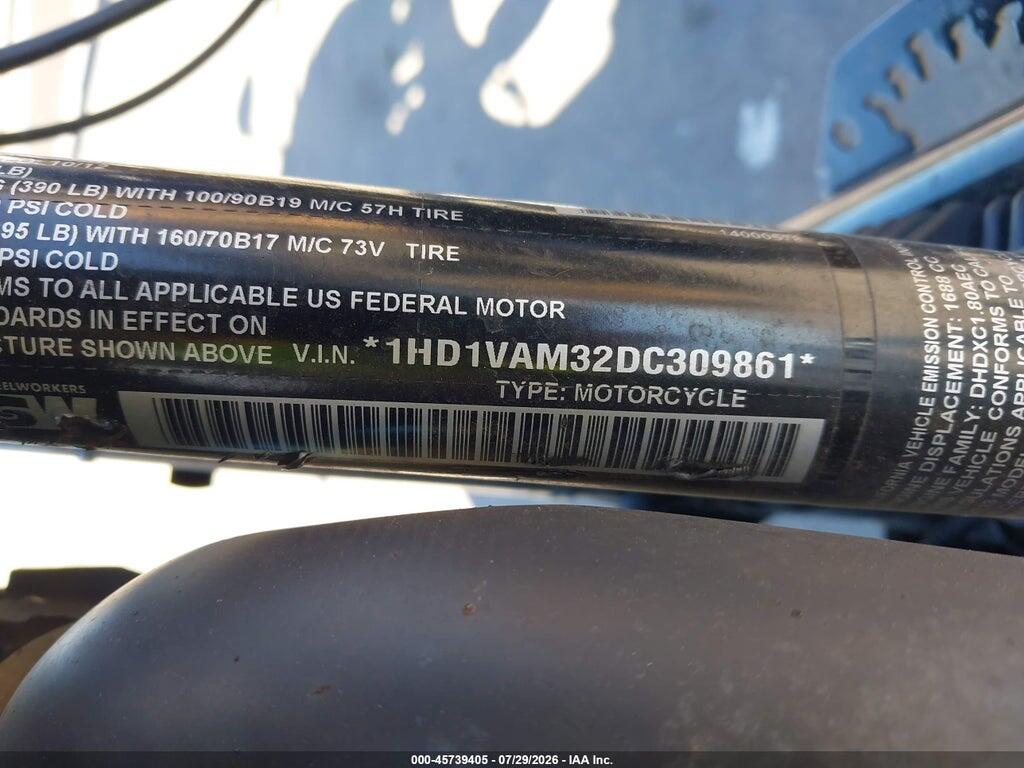 1HD1VAM32DC309861 2013 HARLEY-DAVIDSON FXDBP photo no. 10