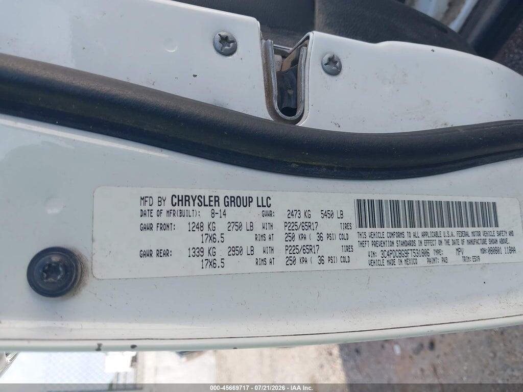 3C4PDCBG9FT531806 2015 DODGE JOURNEY photo no. 9