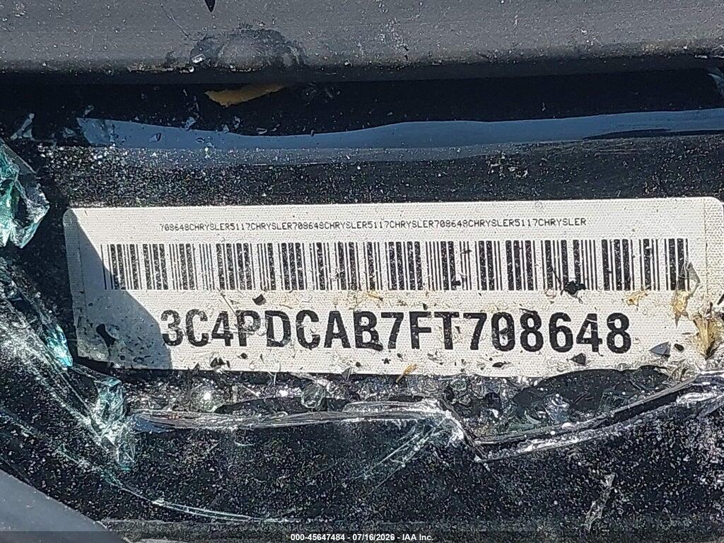3C4PDCAB7FT708648 2015 DODGE JOURNEY photo no. 9