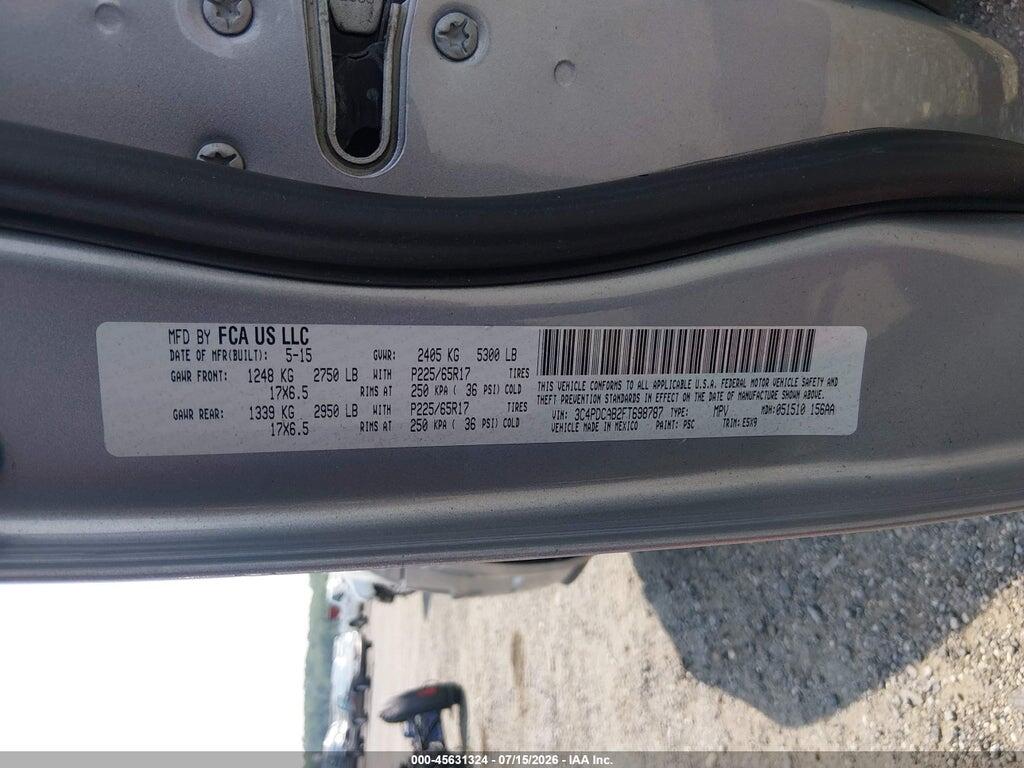 3C4PDCAB2FT698787 2015 DODGE JOURNEY photo no. 9
