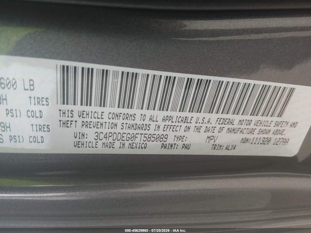 3C4PDDEG0FT585089 2015 DODGE JOURNEY photo no. 9