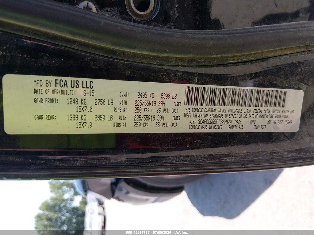 3C4PDCGB9FT727970 2015 DODGE JOURNEY photo no. 9