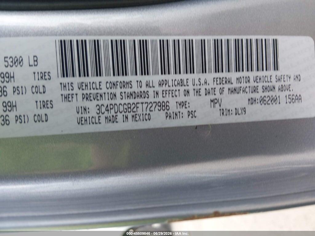 3C4PDCGB2FT727986 2015 DODGE JOURNEY photo no. 9
