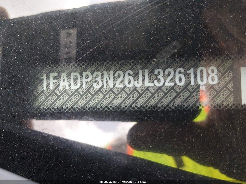 1FADP3N26JL326108 2018 FORD FOCUS photo no. 9