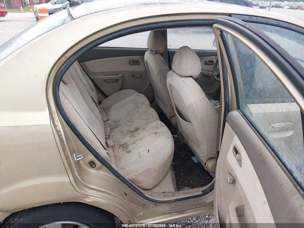 KNADE123386320080 2008 KIA RIO photo no. 8
