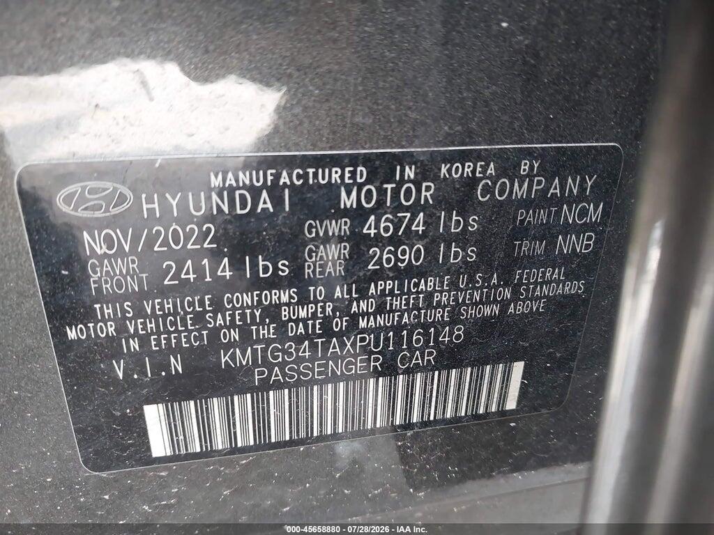 KMTG34TAXPU116148 2023 GENESIS G70 photo no. 9