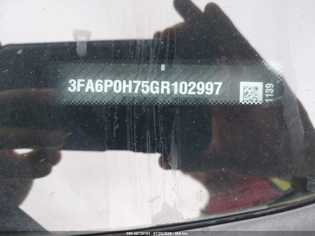 3FA6P0H75GR102997 2016 FORD FUSION photo no. 9