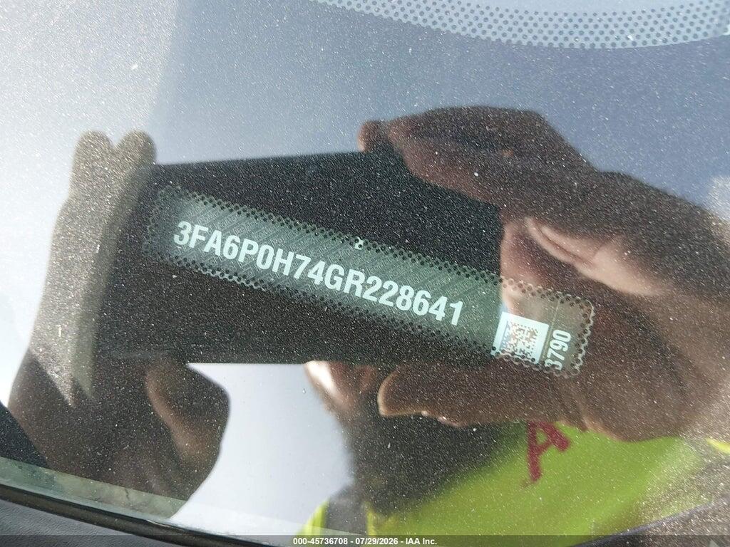 3FA6P0H74GR228641 2016 FORD FUSION photo no. 12