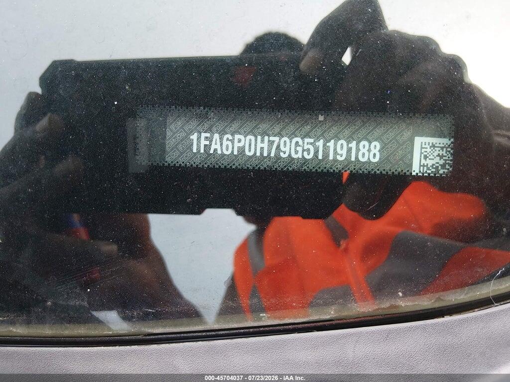 1FA6P0H79G5119188 2016 FORD FUSION photo no. 9