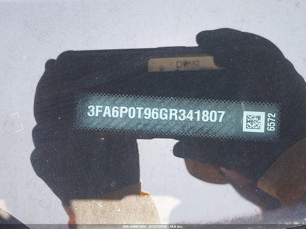 3FA6P0T96GR341807 2016 FORD FUSION photo no. 9