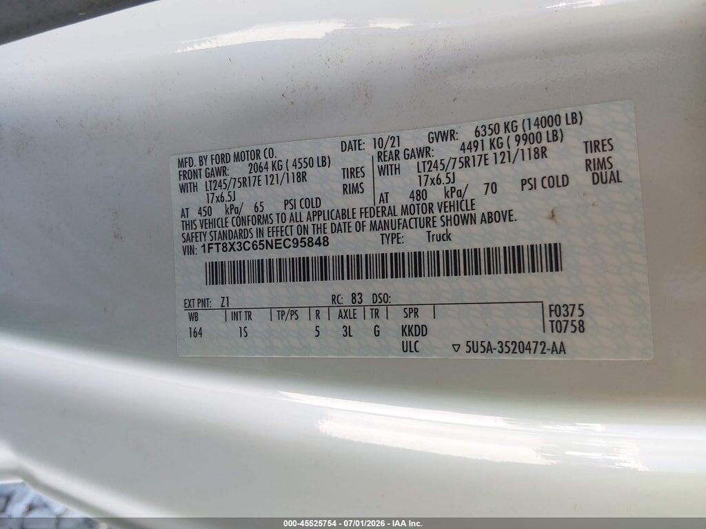 1FT8X3C65NEC95848 2022 FORD F-350 photo no. 9