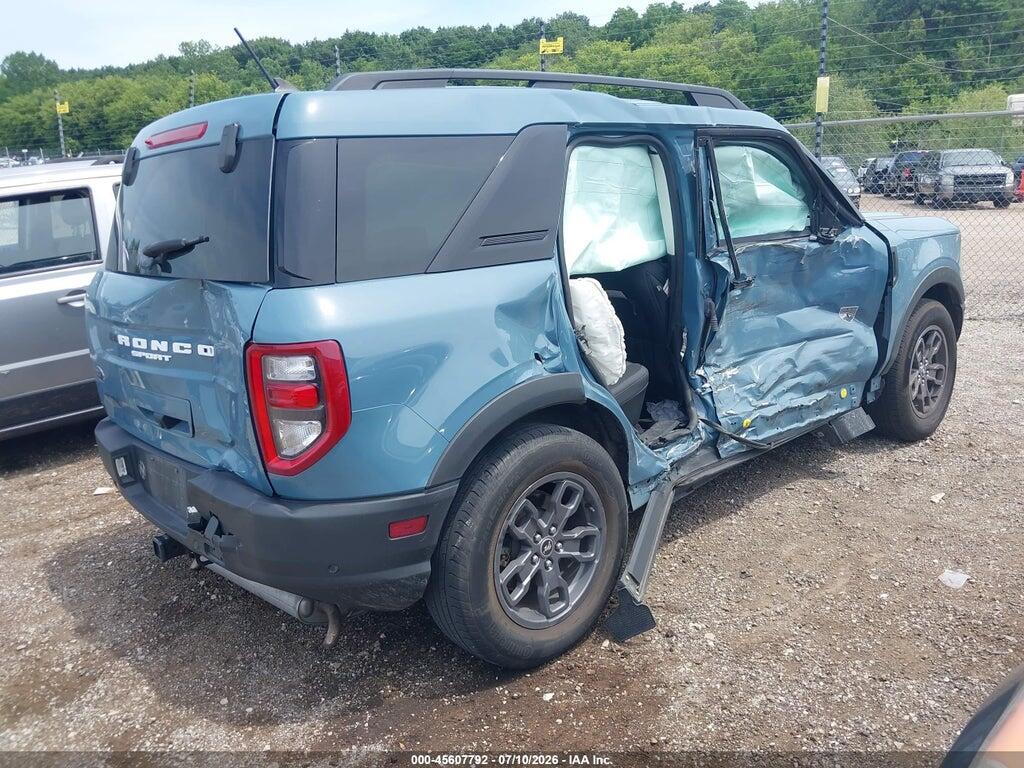 3FMCR9B68NRD14295 2022 FORD BRONCO SPORT photo no. 4
