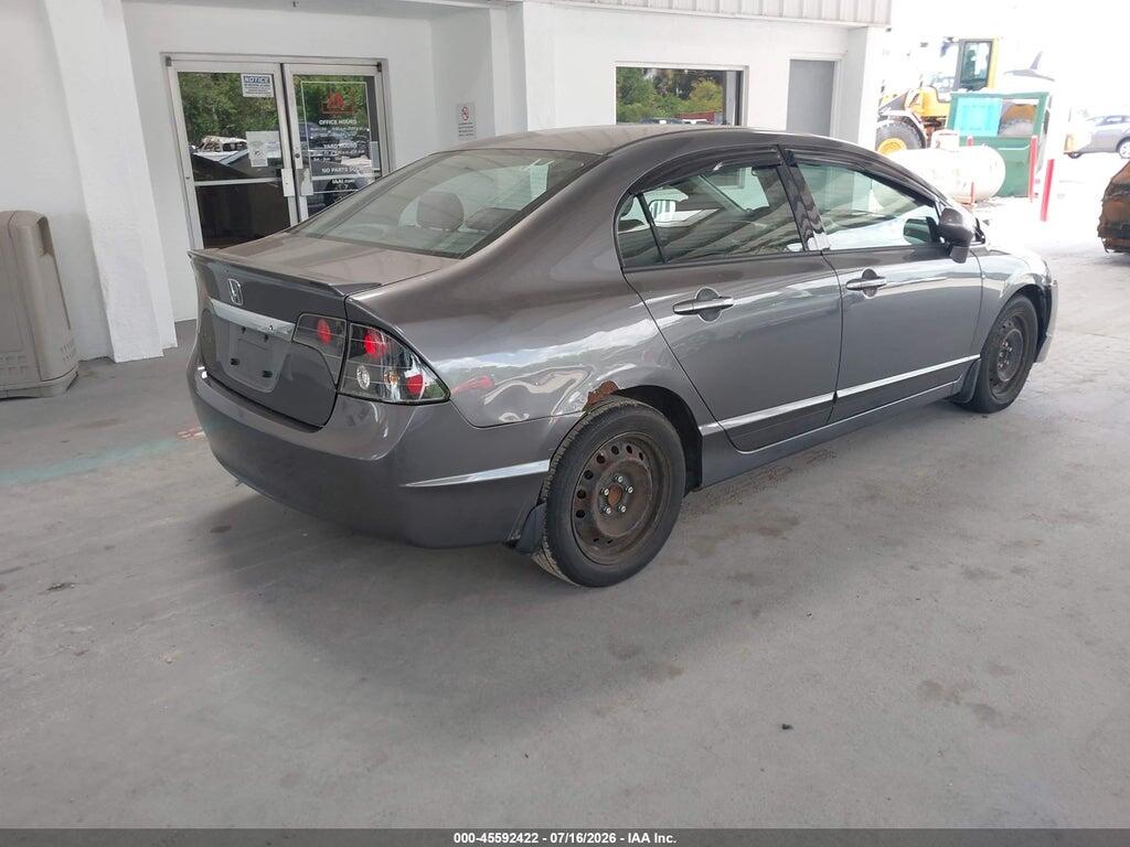 2HGFA16639H308492 2009 HONDA CIVIC photo no. 4