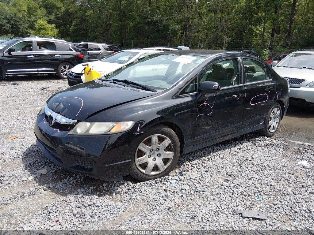 2HGFA16559H363839 2009 HONDA CIVIC photo no. 2