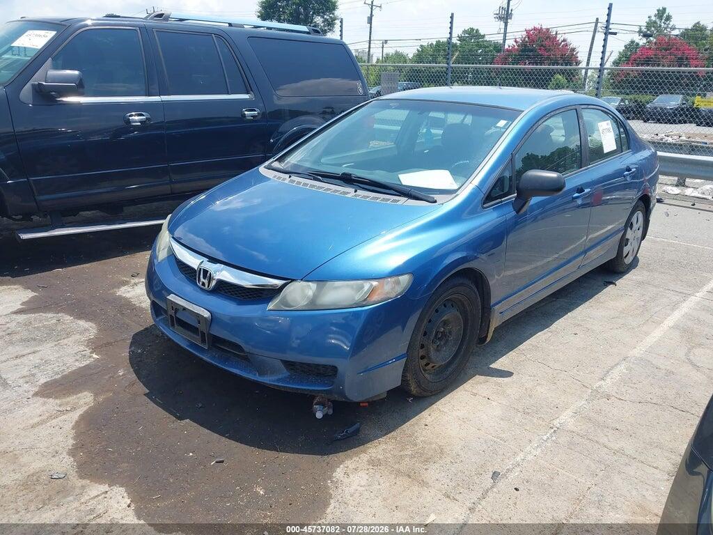 1HGFA16539L017419 2009 HONDA CIVIC photo no. 2