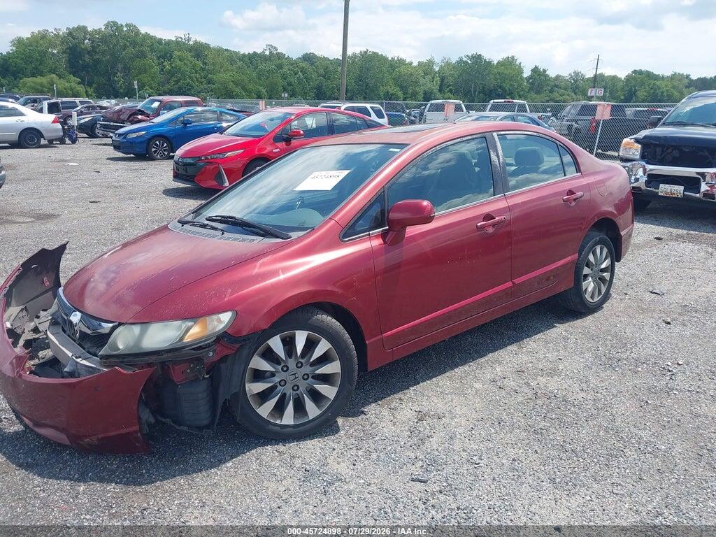 2HGFA16879H354439 2009 HONDA CIVIC photo no. 2