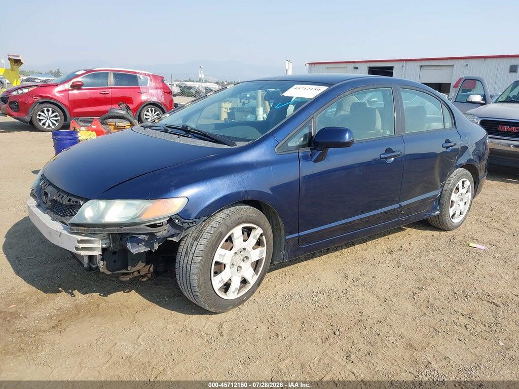 19XFA165X9E003623 2009 HONDA CIVIC photo no. 2