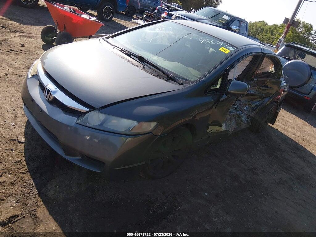 2HGFA16509H368138 2009 HONDA CIVIC photo no. 2