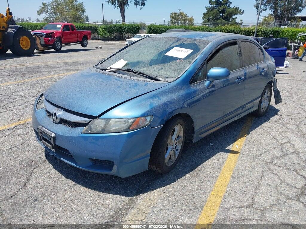 2HGFA16619H504561 2009 HONDA CIVIC photo no. 2