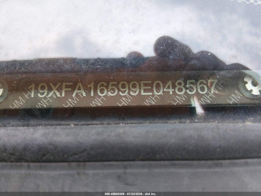 19XFA16599E048567 2009 HONDA CIVIC photo no. 9
