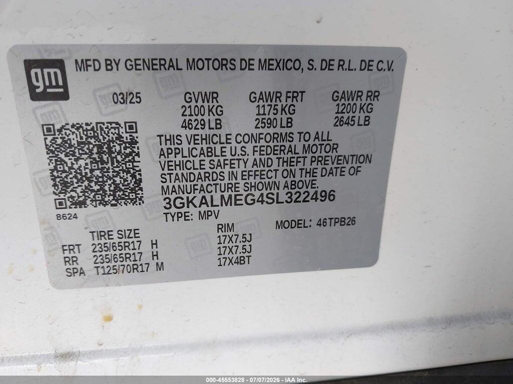 3GKALMEG4SL322496 2025 GMC TERRAIN photo no. 9