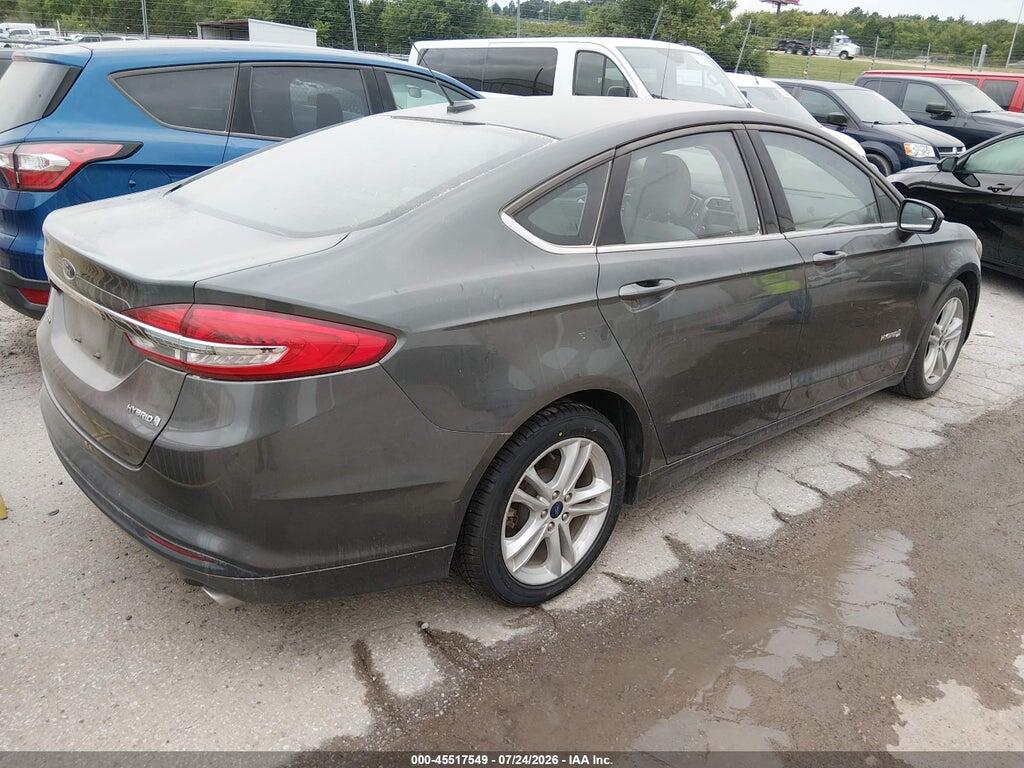 3FA6P0UU8JR209464 2018 FORD FUSION HYBRID photo no. 4