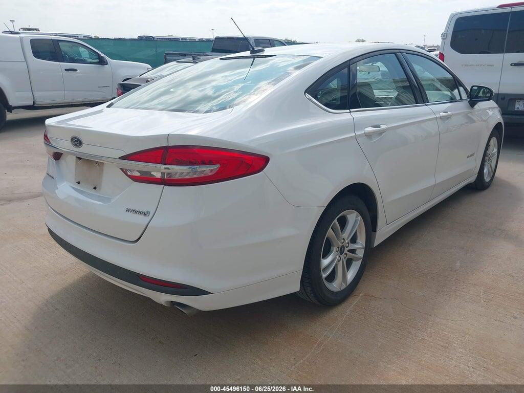 3FA6P0UU5JR254362 2018 FORD FUSION HYBRID photo no. 4