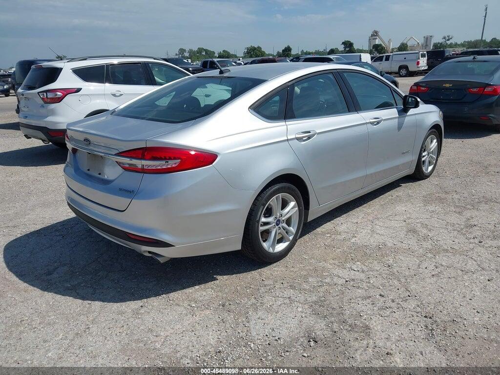 3FA6P0UU0JR243608 2018 FORD FUSION HYBRID photo no. 4