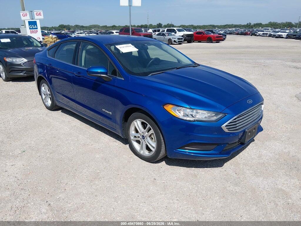 3FA6P0UU2JR235865 2018 FORD FUSION HYBRID photo no. 1