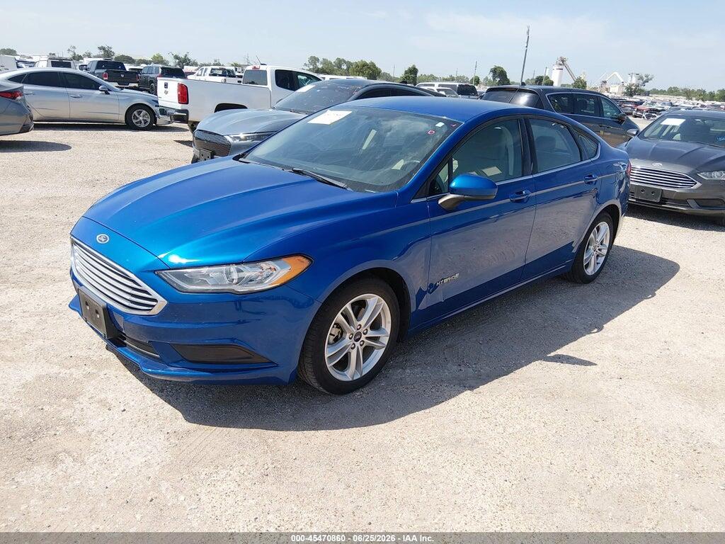 3FA6P0UU2JR235865 2018 FORD FUSION HYBRID photo no. 2
