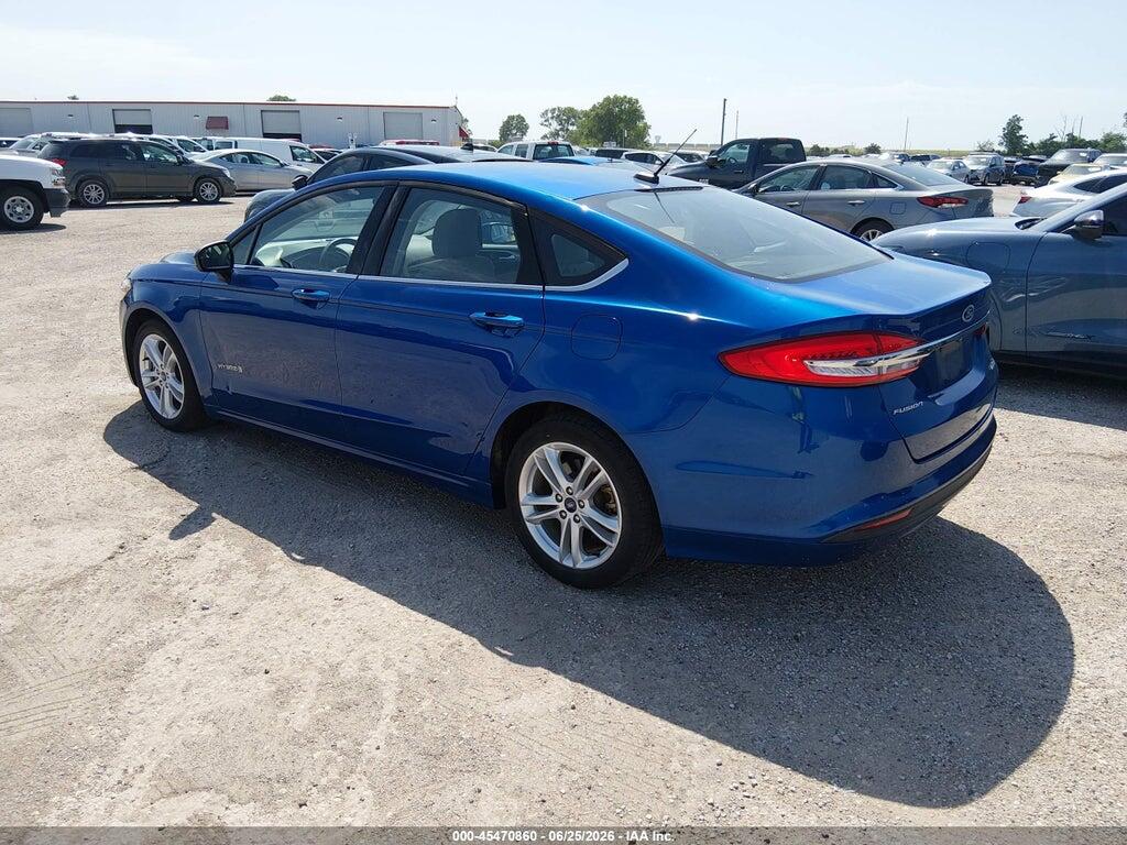 3FA6P0UU2JR235865 2018 FORD FUSION HYBRID photo no. 3