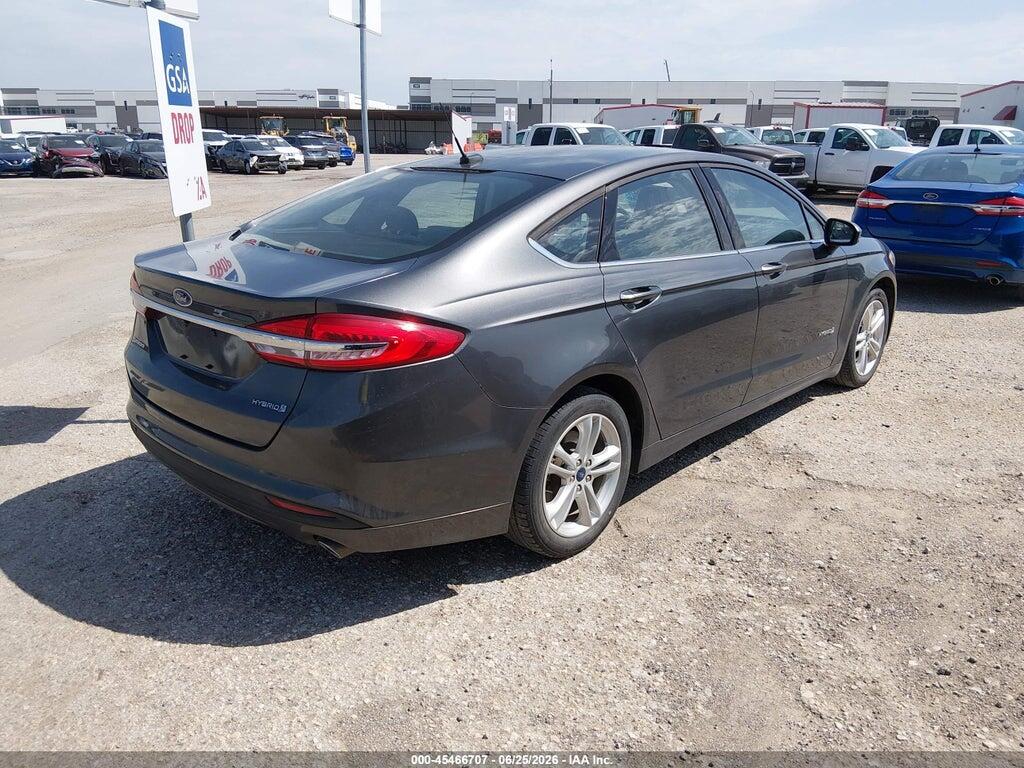 3FA6P0UU2JR243609 2018 FORD FUSION HYBRID photo no. 4