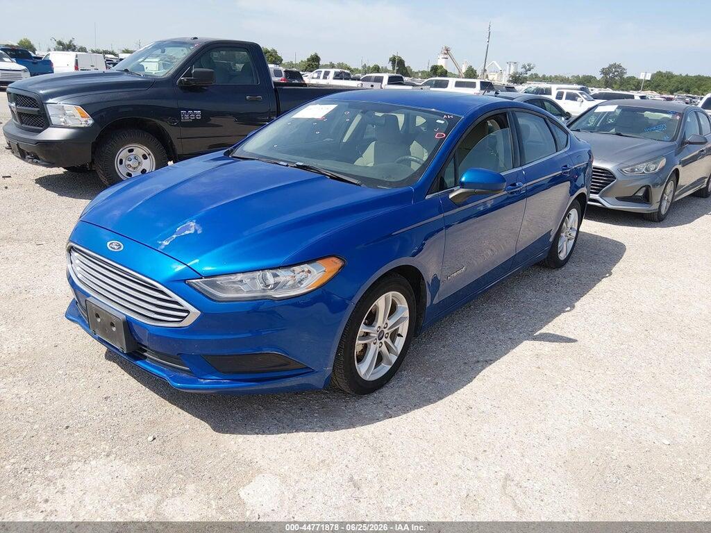 3FA6P0UU6JR122467 2018 FORD FUSION HYBRID photo no. 2