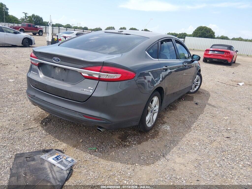 3FA6P0LU1JR173425 2018 FORD FUSION HYBRID photo no. 4
