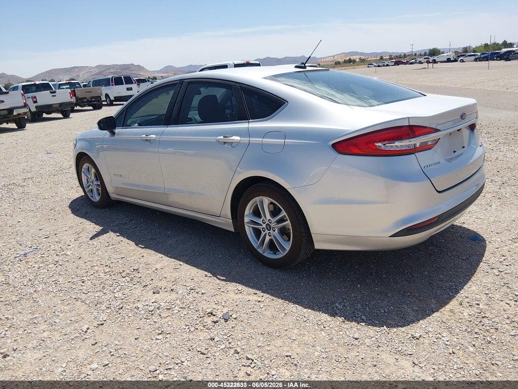 3FA6P0UU3JR100183 2018 FORD FUSION HYBRID photo no. 3